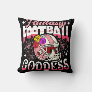 Fun Fantasy Football Goddess Flower Helmet Women Kussen