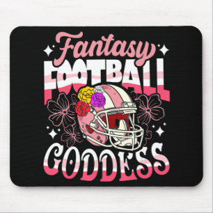 Fun Fantasy Football Goddess Flower Helmet Women Muismat