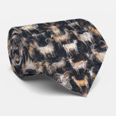 Fun Fantasy Goat Boerderij Animal Stropdas (Opgerold)