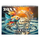 Fun Fantasy Sprookje Surrealistische Kunst Kalender (Hoes)