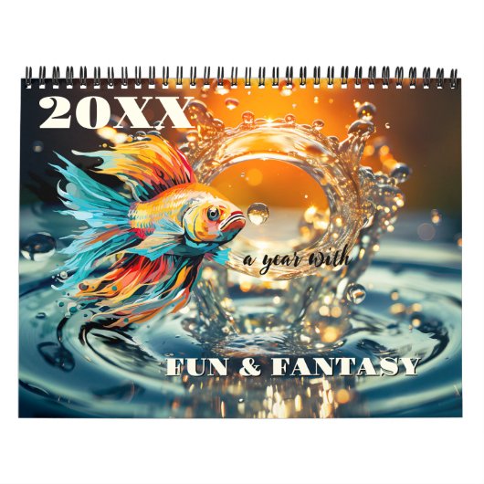 Fun Fantasy Sprookje Surrealistische Kunst Kalender (Hoes)