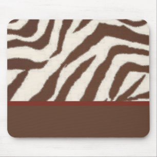 Fun & fashionable Brown/Red Giraffe Print Muismat
