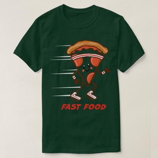 Fun Fast Food Pizza Running Headband Sneakers Hung T-shirt (Design voorkant)