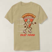 Fun Fast Food Pizza Running Headband Sneakers Hung T-shirt (Design voorkant)