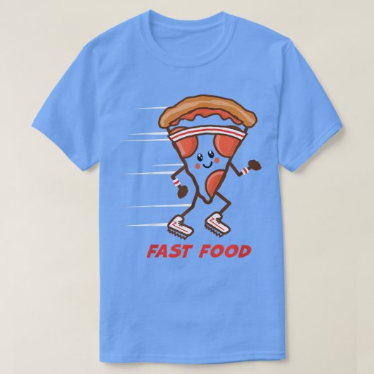 Fun Fast Food Pizza Running Headband Sneakers Hung T-shirt (Design voorkant)
