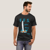 Fun Fast Sailing krijgt een oranje Weta - wat nog  T-shirt (Voorkant volledig)