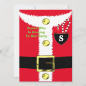 Fun Father Christmas gepersonaliseerd Kaart (Voorkant)