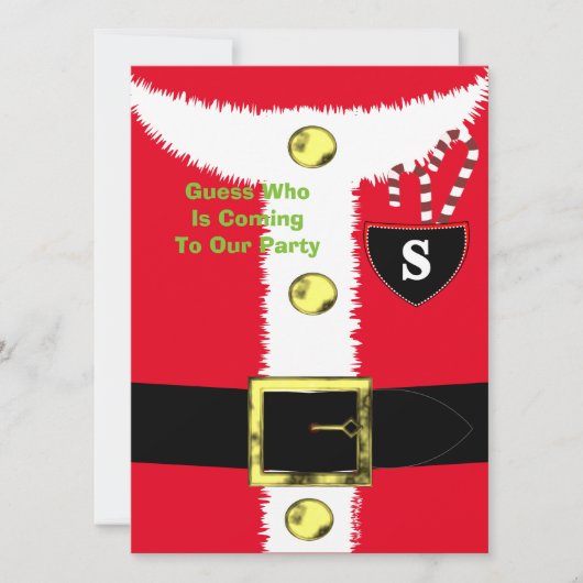 Fun Father Christmas gepersonaliseerd Kaart (Voorkant)