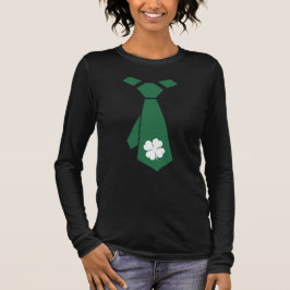 Fun Faux Shamrock Stropdas St. Patrick's Day T-shirt