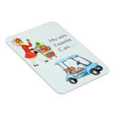 Fun Favorite Golf of Grocery Cart Decision Magneet (Rechterzijde)