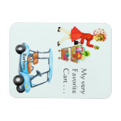 Fun Favorite Golf of Grocery Cart Decision Magneet (Horizontaal)