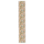 Fun, feestelijk en kleurrijk kerstfeest lange tafelloper (Voorkant)