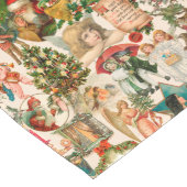 Fun, feestelijk en kleurrijk kerstfeest lange tafelloper (Hoek)