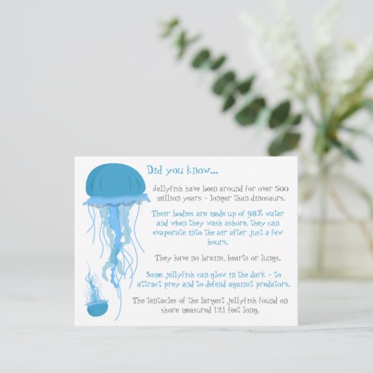 Fun Feit over kwallen Briefkaart (Staand voorkant)