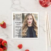 Fun feiten, wist je dat afstuderen foto modern was servet (Insitu)