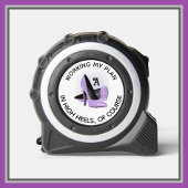 Fun Fem Paarse Glam Heels Monogram Rolmaat