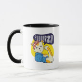 Fun Feminist Roos Riveter CAT PERSIST Mok (Links)