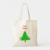 Fun Festive Merry Christmas Trees Tote Bag (Achterkant)