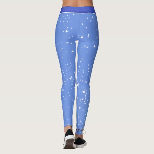 Fun Festive Merry Kerstmis met Funky Snowman Leggings (Achterkant)