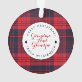 Fun Festive Red Pset Polar Beer Character Photo Ornament (achterkant)