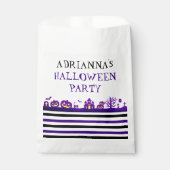 Fun & Festive Spooky Scene Custom Halloween Bedankzakje (Voorkant)