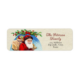 Fun Festive Victoriaans Santa Gifts Holly Etiket