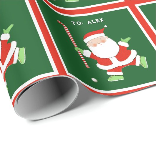 Fun Field Hockey Holiday Gift Cadeaupapier (Rol Hoek)