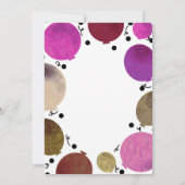 Fun Fiesta Bold Balloons Birthday Celebration Kaart (Achterkant)