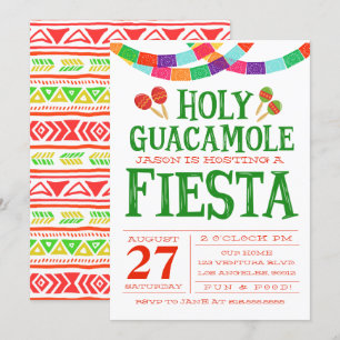 FUN FIESTA INVITATION! KAART