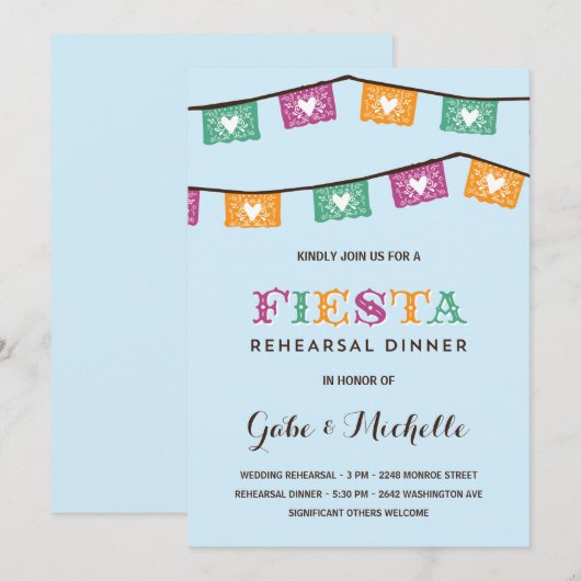 Fun Fiesta | Weddenschappen Kaart (Voorkant / Achterkant)