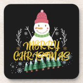 Fun filled Christmas Design Bier Onderzetter (Voorkant)