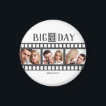 Fun Film Wedding Voeg 3 foto's toe Magneet<br><div class="desc">Voor het paar dat graag foto's maakt,  heeft deze speciale trouwmagneet een leuk filmscherm / filmesthetiek. Voeg uw speciale maand en dag toe aan het voorste centrum. Kies 3 (3) van je favoriete foto's. Ook uw namen worden vermeld. Gebruik de sjabloon om aan te passen.</div>