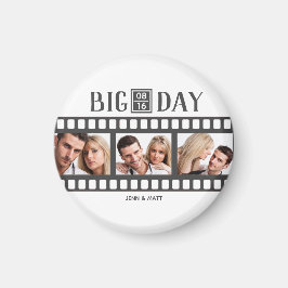 Fun Film Wedding Voeg 3 foto's toe Magneet