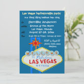 Fun Final Fling in Las Vegas voor haar Kaart (Staand voorkant)