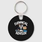 Fun Financial Planner Gift Funny Retirement Adviso Sleutelhanger (Voorkant)