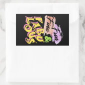FUN, FINE EN FABULOUS - grappige Stickers (Tas)