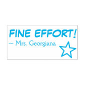 Fun "FINE-INSPANNING!" Rubberstempel Zelfinktende Stempel (Design)