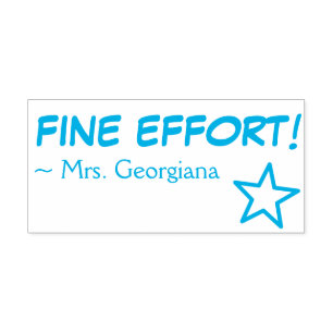 Fun "FINE-INSPANNING!" Rubberstempel Zelfinktende Stempel