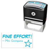 Fun "FINE-INSPANNING!" Rubberstempel Zelfinktende Stempel (In situ)