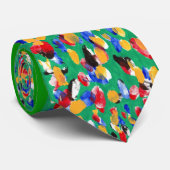 FUN FINGERPRINT STROPDAS (Opgerold)