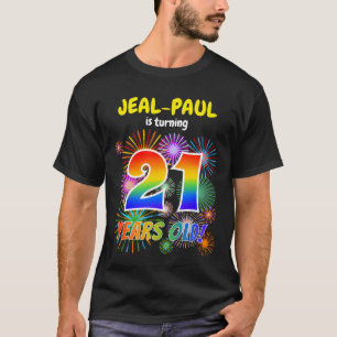 Fun Fireworks, Rainbow Kijk "21", 21e verjaardag T-shirt
