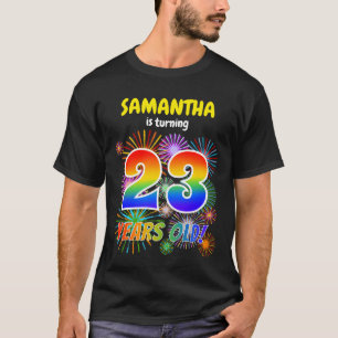 Fun Fireworks, Rainbow Kijk "23", 23e verjaardag T-shirt