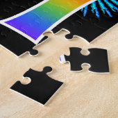 Fun Fireworks + Rainbow Pattern "31" Birthday # Legpuzzel (Zijkant)