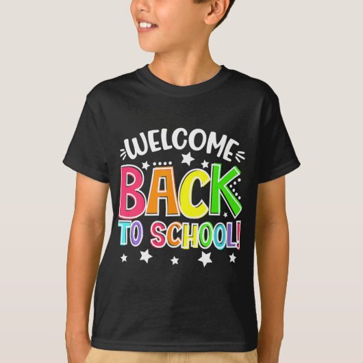 Fun First Day School Teacher Welkom terug naar SC T-shirt (Voorkant)