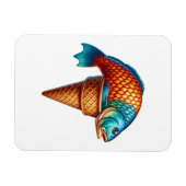 Fun Fish Creamy Cone Magneet (Horizontaal)