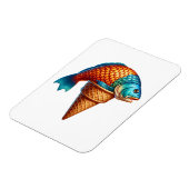 Fun Fish Creamy Cone Magneet (Linkerzijde)