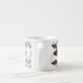 Fun Fish Mug Design using Needle Punch fish design Espresso Kop (Achterkant)