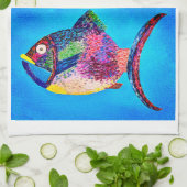 Fun Fish Tea Towel Theedoek (Gevouwen)
