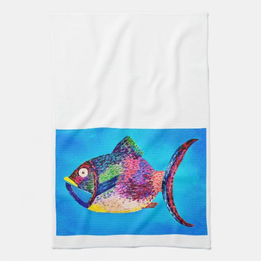 Fun Fish Tea Towel Theedoek (Verticaal)