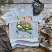 Fun & Flair Maui Turtle Hibiscus Hawaii T-shirt